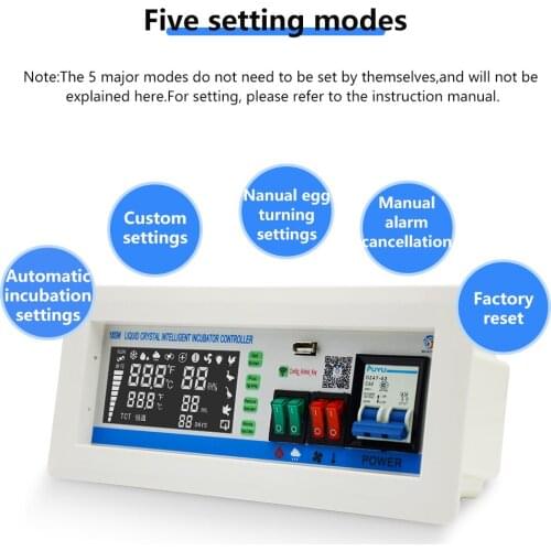 Automatic Eggs Incubator Controller WiFi Remote Intelligent App System Control Temperature Humidity Controller