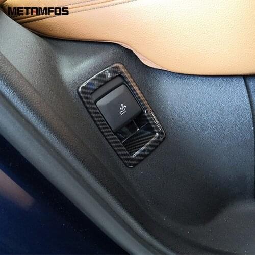 For BMW X3 2018 2019 Rear Seat Control Adjust Switch Button Cover Trim Decoration Frame Interior Accessories Car Styling Parts