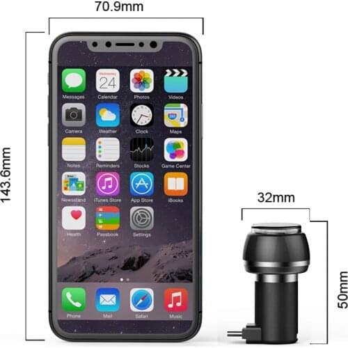 Electric Shaver Razor Beard Machine Shaving Trimmer Micro Type-c a USB Travel for Men Android Is Smart Phone Portable