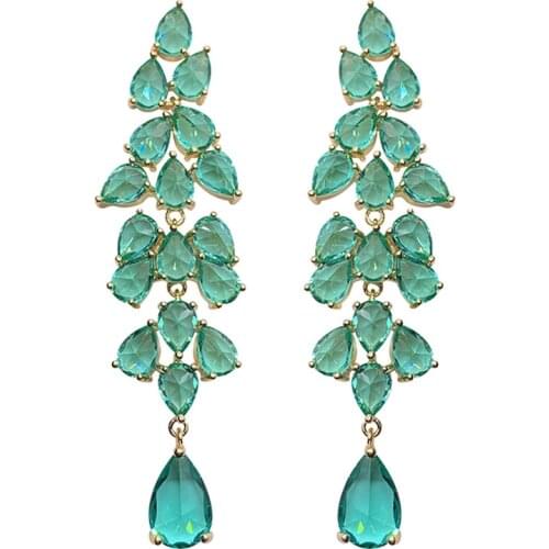 Europe America Luxury Drop Earrings 2021 New Trend Vintage Exaggeration Jewelry For Women Wedding Cocktail Party Birthday Gifts