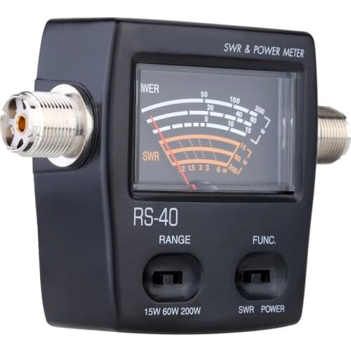 SWR Standing Wave Ratio Watt Power Meter for HAM Mobile VHF UHF 200W