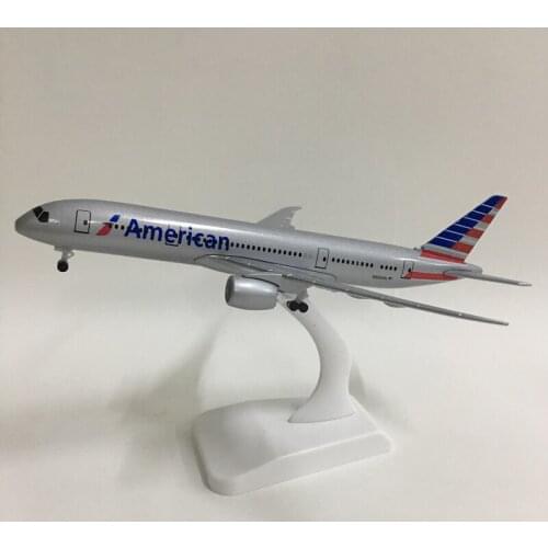 JASON TUTU 20cm American Airlines Boeing 787 Plane Model Airplane Model Aircraft Model 1:300 Diecast Metal planes toys Gift