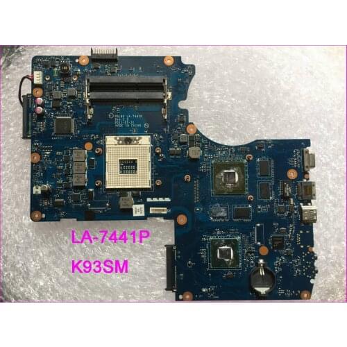 PBL80 LA-7441P REV:2.0 for ASUS K93SV K93SM K93S K93 Laptop motherboard mainboard GT540M