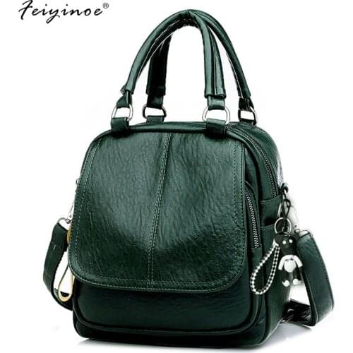 Handbag Fashion Women Handbags Simple Crossbody Bags Zipper Women Bag Pu Leather Messenger Bags Shoulder Bag