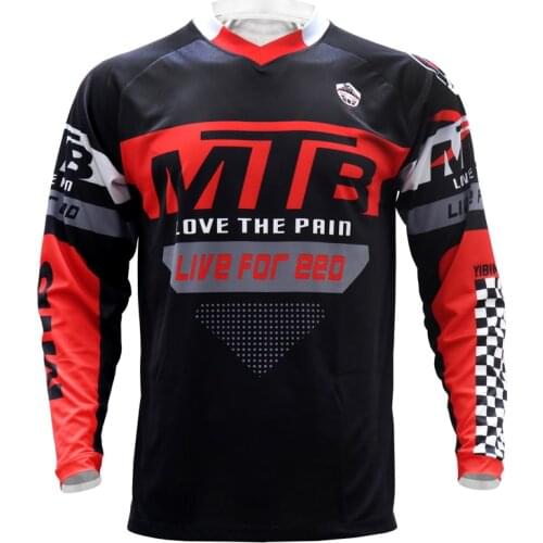 Motorcycle Jerseys Moto Motorcycle Mountain Bike Jersey BMX DH MTB MX Shirt Clothes