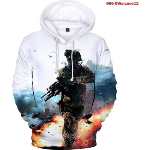 Men Hoodies Call of Duty Warzone Printed Hot Game Battlegrounds 3d Print Mens Oversize Hoodies New PUBG Sweatshirt Sudaderas