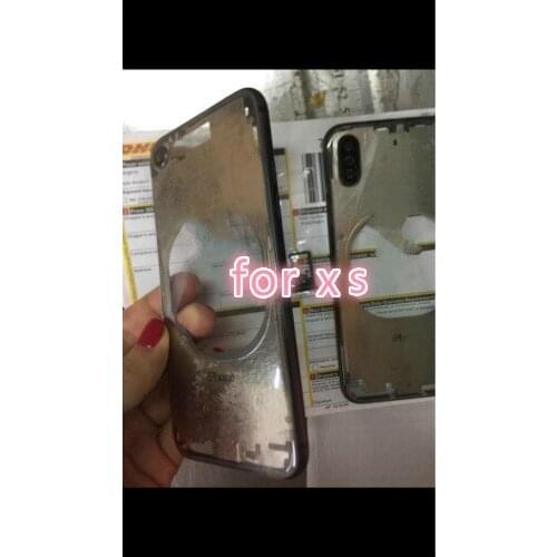 Original For Phone xs Battery Cover Door Back Glass Housing Replacement back glass