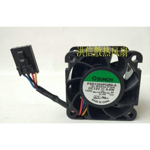 Original 4028 psd1204pqbx-a DC12V 9.6w 0.8A server fan