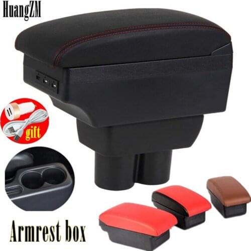 For Suzuki Jimny Armrest box Interior 2007-2018 2016 2017 Parts special Retrofit parts Car Armrest Center Storage box with USB