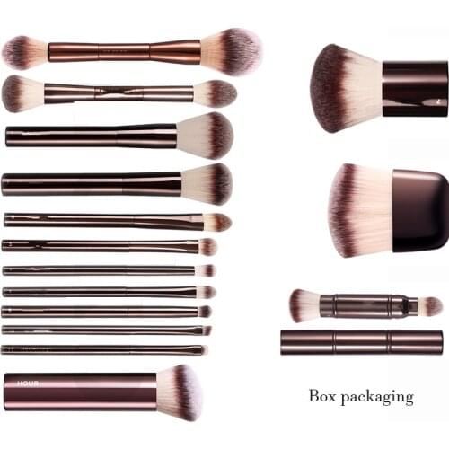 Makeup Brushes Professional Blush Powder Foundation Contour Eye Shadow Eyebrow Brush Metal Handle Make Up Brush Cosmetics Tools