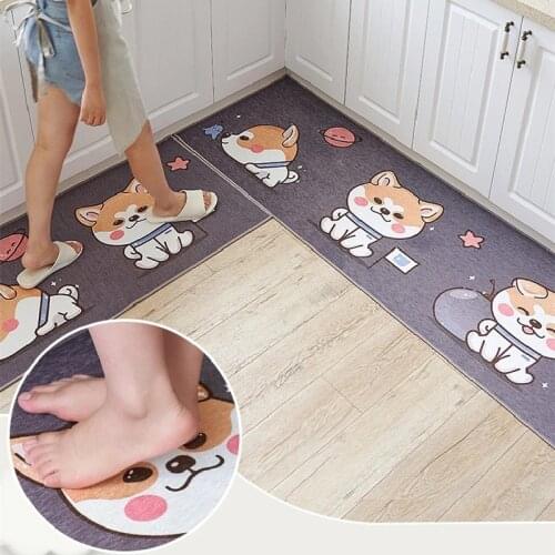 Anti-slip Modern Area Rugs Kitchen Mat Living Room Balcony Bathroom Printed Carpet Doormat Hallway Geometric Bath Mat