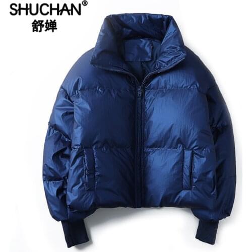 Women Down Jacket 2020 Oversize Loose Winter Woman Clothing Warm Parka Silver 90% White Duck Down Womens Jacket On Duck Fluff