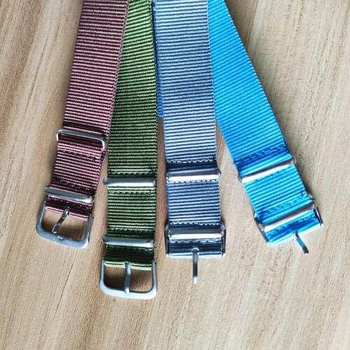 Nato Style Strap 20mm Nylon Watch Band Waterproof colour Watch Strap for Nato Army Sport Watch