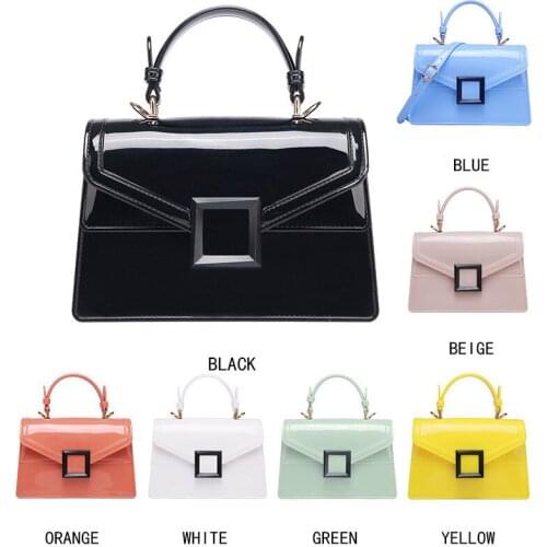 Luxury Colorful Girls Jelly Shoulder Messenger Bag For Women Brand Handbags Female Purse Designer Clutch Purses