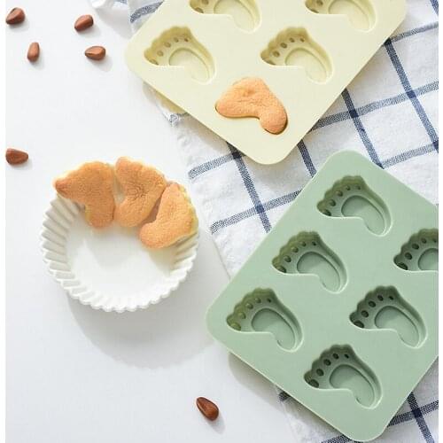 Silicone Feet Shapes Cake Mould DIY Fondant Chocolate Cookie Ice Pudding Mold Candy Mold Cake Baking cake decorating tools