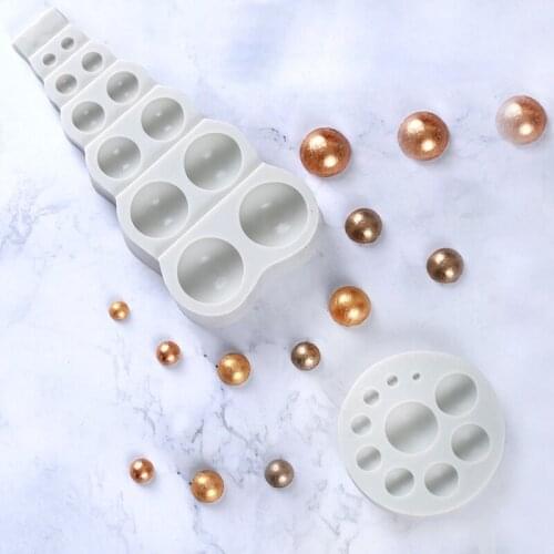 Jewelry Pearl Gem Silicone Mold Fondant Mould Cake Decoration Tools Chocolate, Gumpaste Mold, Sugarcraft ,Kitchen Gadgets
