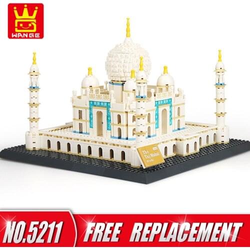 WANGE 1505pcs DIY Building Blocks Bricks TAJ MAHAL of AGRA Educational Kids Toys for Home Decor NO.5211