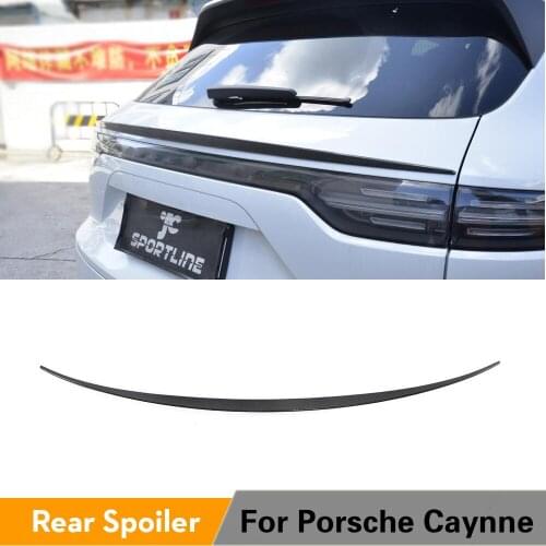 Rear Trunk Spoiler Boot Lip Wing For Porsche Caynne 2018 - 2020 Not for Coupe