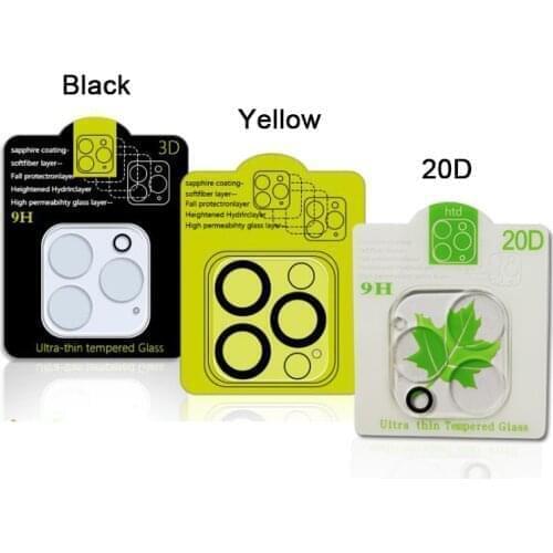 3PCS 20D Back Camera lens screen protector For IPHONE 13/12 pro max/11 Pro Max/11 pro/12 mini /11 pro Back camera lens protector