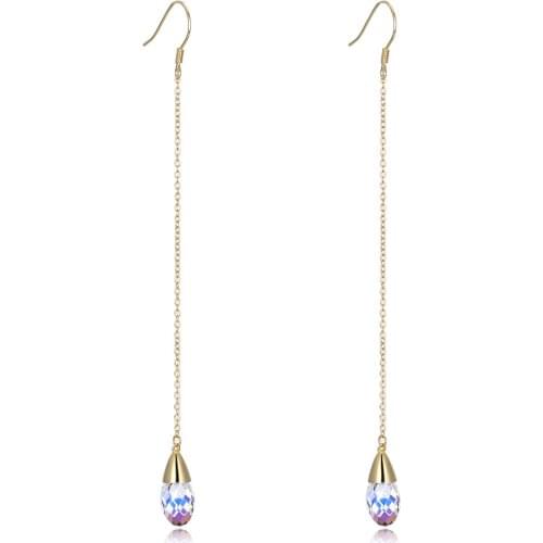 ZEMIOR 925 Sterling Silver Water Drop With Lucky Hand Drop Earrings For Women Two Ways To Wear Evil Eye Casual Earrings