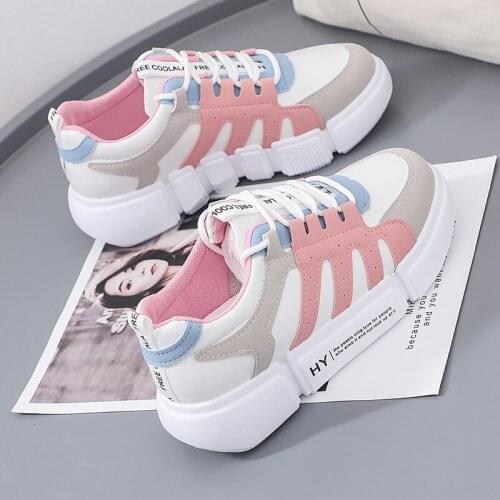New Outdoor Running Shoes for Women Sports Shoes Rubber Cushioning Fitness Sneaker Height Increasing Lifestyle Leisure Shoes