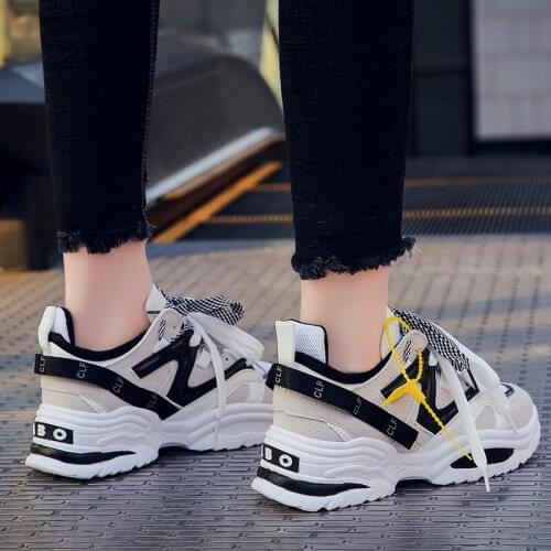 Ins Super Fire Shoe Female Winter Spring Korean Sports Shoe Female ulzzang Harajuku Joker Leisure Torre Shoe Female
