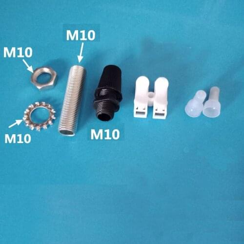 20pcs/lot Common 10 15 20 25mm Lamp Tooth Tube, Wire Cable Connector DIY Light Socket Fitting Regular Size