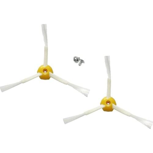 2x Side Brushes 2x Screws for iRobot Roomba 500 600 700 Series 760 770 780 790 530 550 560 580 620 630 650 robot Brush Parts