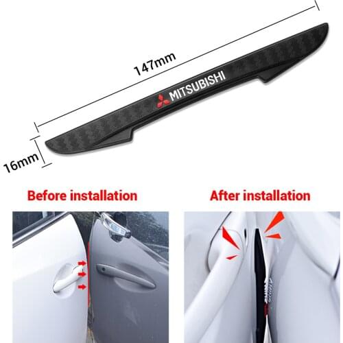 4PCS Car Door Edge Bumper strip Protective Film Scuff Stickers For Renault Kaptur Koleos Megane IPOP MercedesBenz Buick JEEP