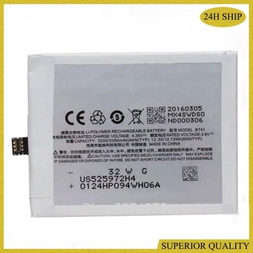 High Quality Battery for MeiZu MX4 Pro BT41 Battery 3350mAh Smart Mobile Phone for MeiZu MX4 Pro BT41