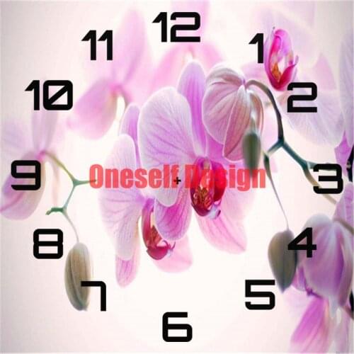 Diamond painting full clock flower diamond embroidery full set clock diy frame Christmas gifts diamond mosaic sale diamond art