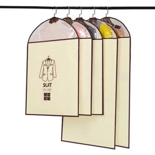Clothes dust cover Fashion Dress Clothes Coat Garment Suit Cover Bag Dust proof Storage Protector Breathable Suit Bags Wardrobe