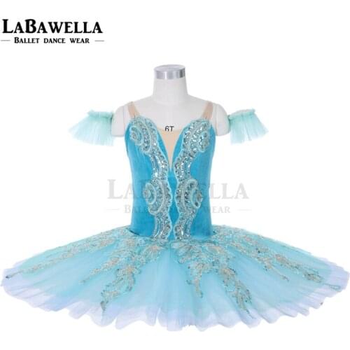 Green Sleeping Beauty Ballet Comeptiton Girls La Esmeralda Variation Professional Stage Costume Tutu Adult JY023C