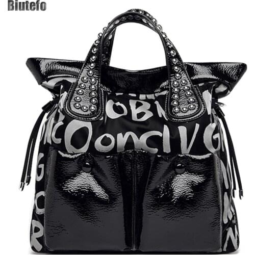 Designer Handbags Fashion Letter Print Crossbody Sac De Luxe Femme Big Bolso De Mano Mujer Voyage Small Shoulder Shiny Bag New