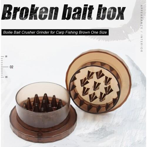 Carp Fishing Bait Crusher Boilie Grinder Boxes Portable Carp Fishing Accessories Outdoor Portable Easy Fishing Carrying