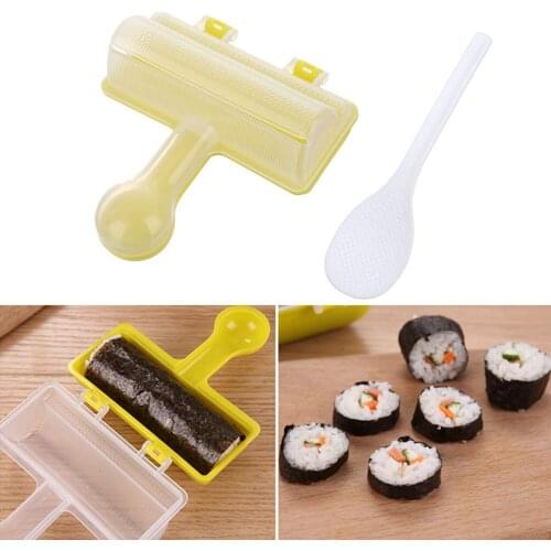 Sushi Maker Molds with Spoon Shake Rice Ball Shape DIY Bento Tools Sushi Mold Mould