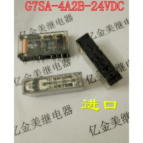 G7SA-4A2B-24VDC safety relay 14-pin 6A 250VAC