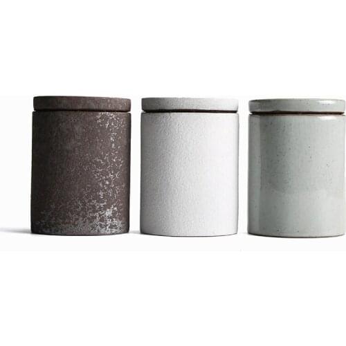 LUWU ceramic tea caddies porcelain tea canisters Kung fu tea accessories for tea