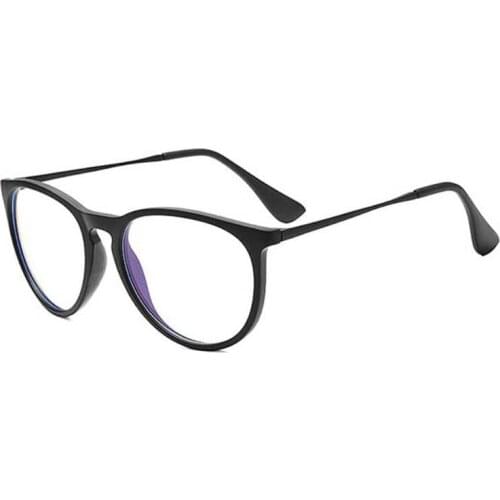 Fashion Men Women Eyeglasses Pilot Retro Optical Decoration Plain Glasses Classic Round Clear Eyewear Frames