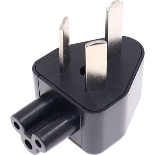 Mini Adapter for Australian/China AU 3Pin Male To IEC 320 C5 Power Conversion Plug Laptop Charger Adapter 10A 250V AC