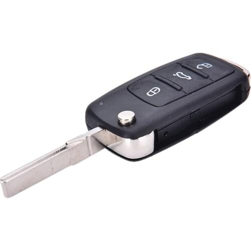 New Fit For Polo GOLF MK6 Touareg 3 Button Remote Key FOB shell case