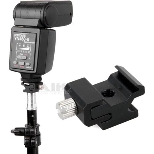 Camera Flash Light Hot Shoe Adapter for Camera Tripod / Flash stand 1/4 Screw Mount SB900 600EX YN560 Photo Studio Accessories