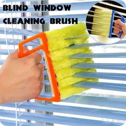 Useful Microfiber Window cleaning brush air Conditioner Duster cleaner with washable venetian blind blade cleaning cloth