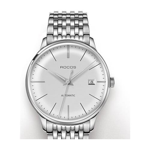 Mens luxury watches,men automatic watch Rocos man luxury brand ultrathin wristwatch waterproof luminous reloj dress montre homme