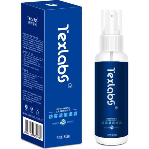 80ML Anti Fog Spray Glass Cleaner For Visors Glasses Windows Glass Safety Goggles Ski Dive Masks Cleaner Solution Antifogging