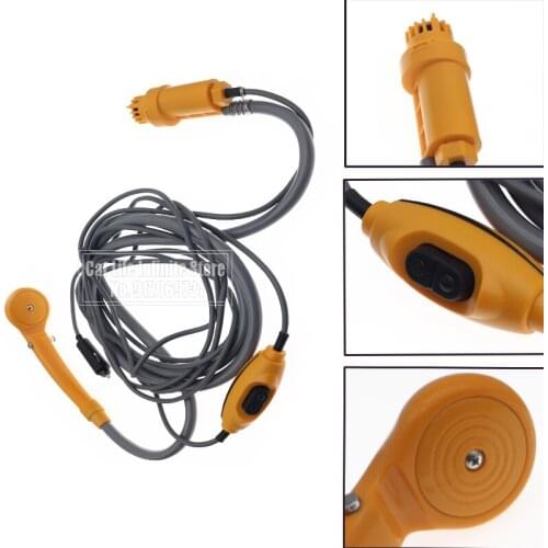 Universal Portable Car Shower Washing Tool 12V Electric Pump Car Washer Plant Watering Pet Cleaning Camping Shower Travel