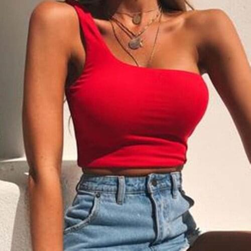 Women Tube Tops Vest Single Straps Wire-free Slim Fit Breathable Tops for Summer TT@88