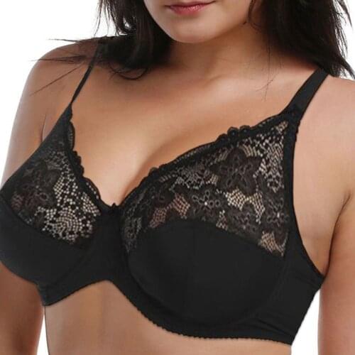Women Sexy bra with Lace Bralette Bras Underwired Seamless Plus Big Large Size For Push UP Bralette Brassiere