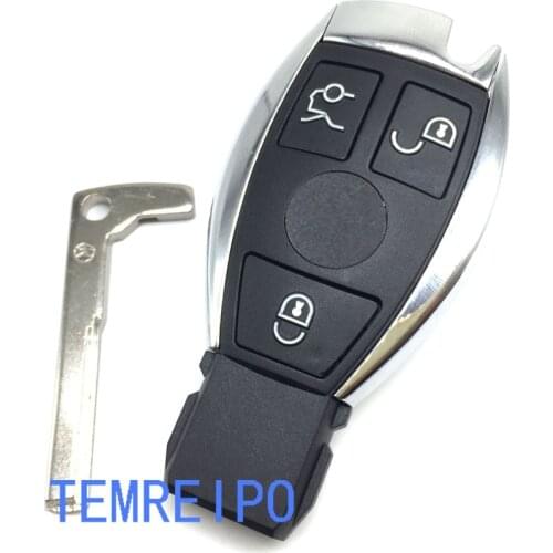 10pcs/lot Replacement Remote Control Key Cover for Mercedes Benz Smart Key blank without ship inside