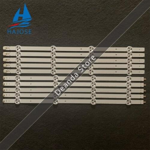 10PCS LED Strip For Pana sonic 42"TV SV0420A88 SV0420AA5 For TX-42AS500E TX-42A400B TH-42LRU70 TH-42LRU70 TH-42A410T